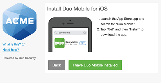 DUO Authentication