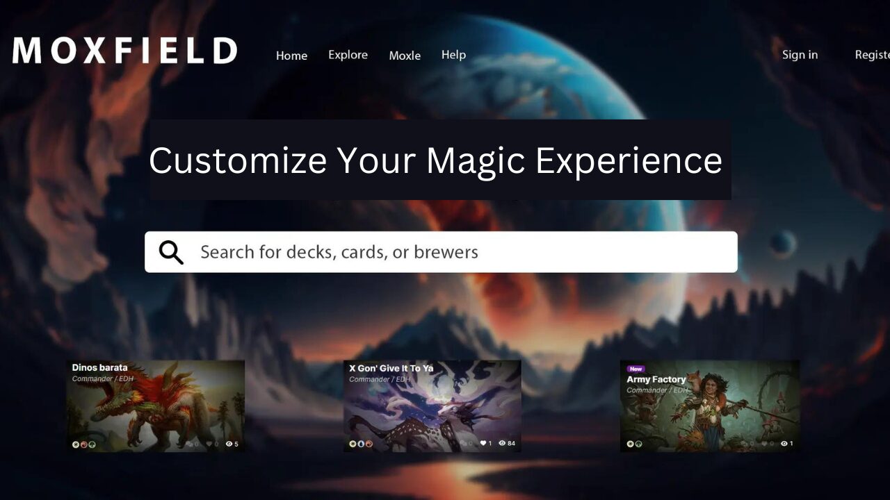 Moxfield Customize Your Magic Experience