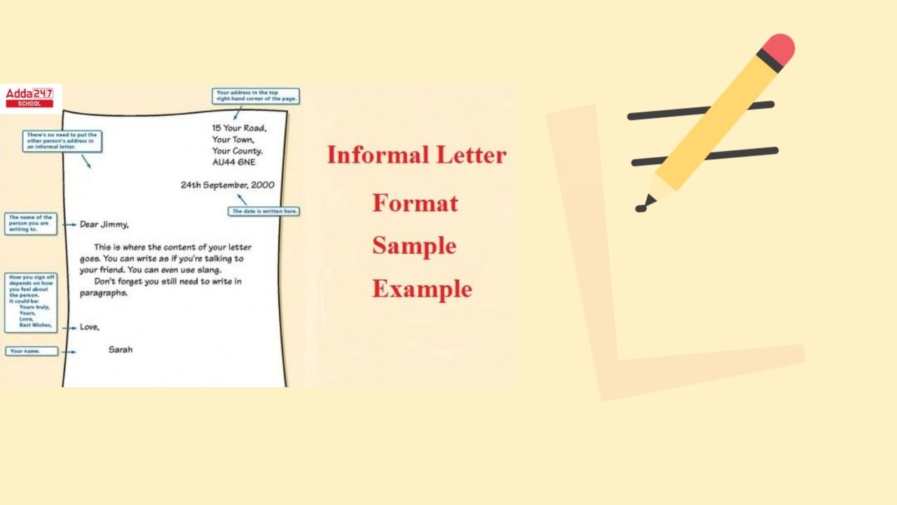 informal letter format