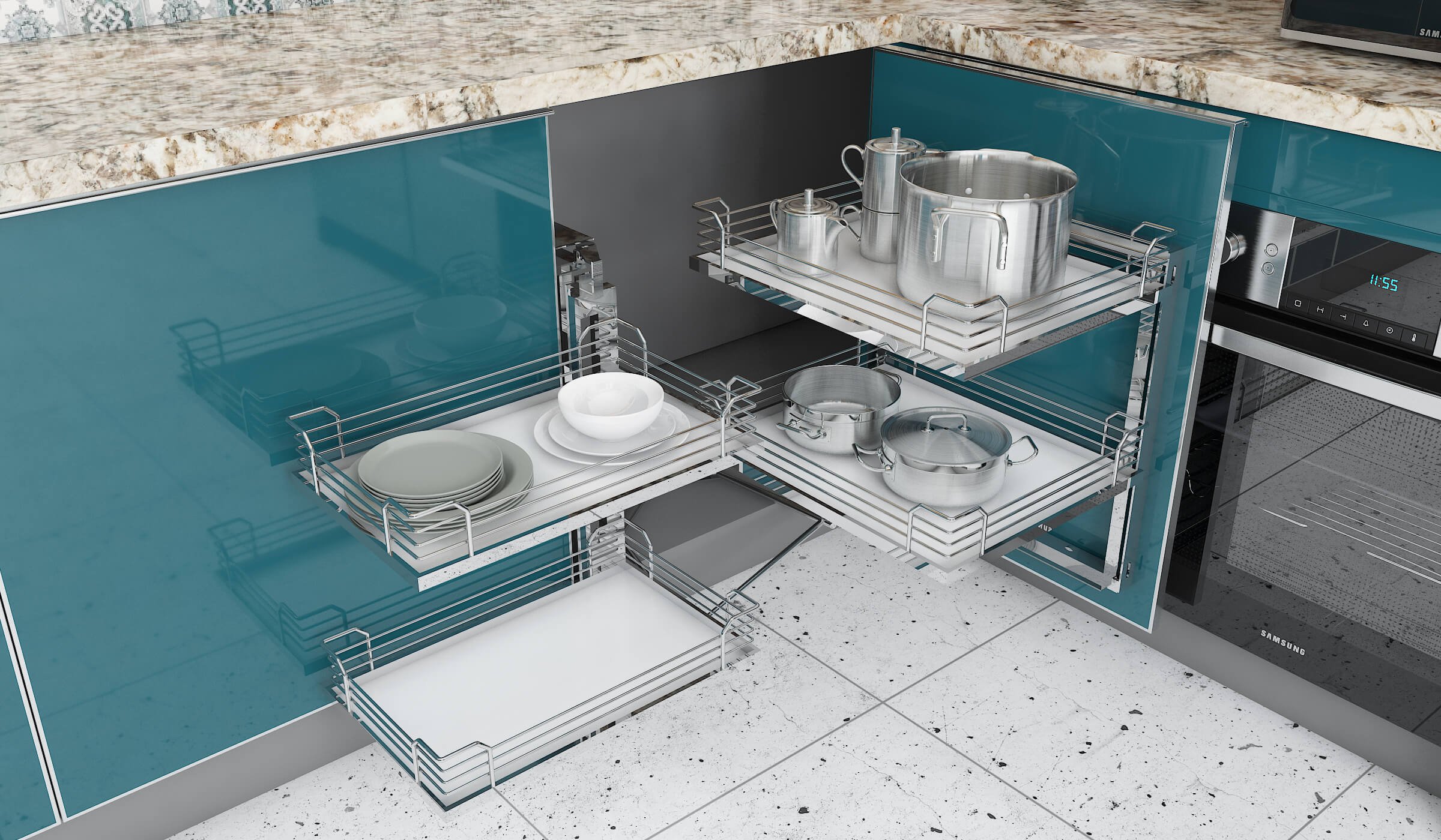 The Role of Pull-Out Drawers in Maximizing Kitchen Cabinet Storage