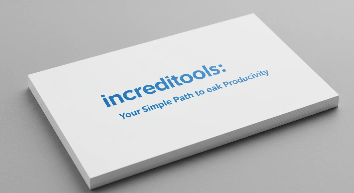 IncrediTools Beginner’s Guide: Unlock Creativity & Boost Productivity