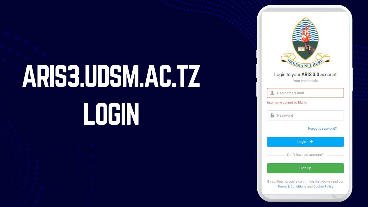 aris3.udsm.ac.tz login – UDSM Student Portal Access