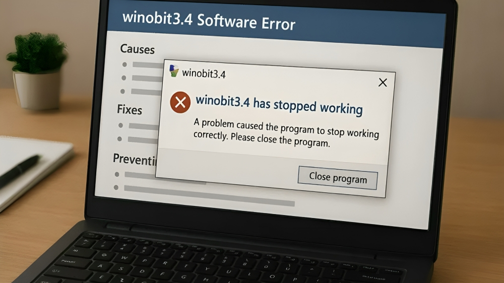 Winobit3.4 Software Error: Causes, Fixes, Prevention
