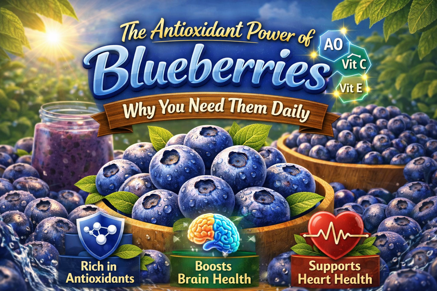 The Antioxidant Power of Blueberries: Why You Need Them Daily